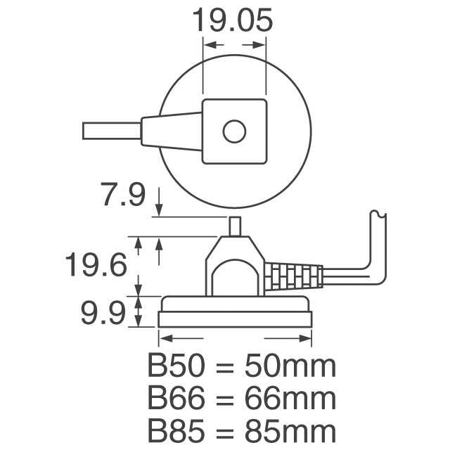 ANT-MAG-B66-RPS Linx Technologies Inc.  HF-Zubehör